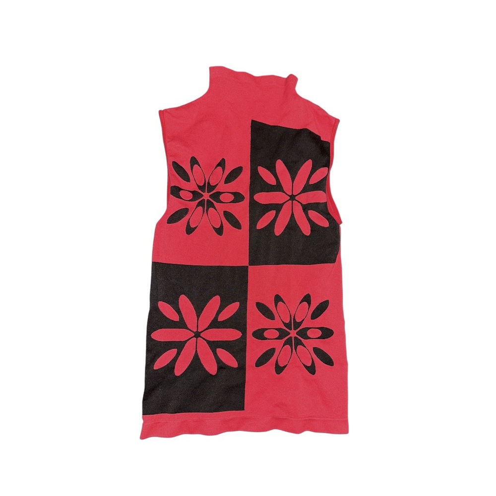 Bebe Vintage Mod Sleeveless Top